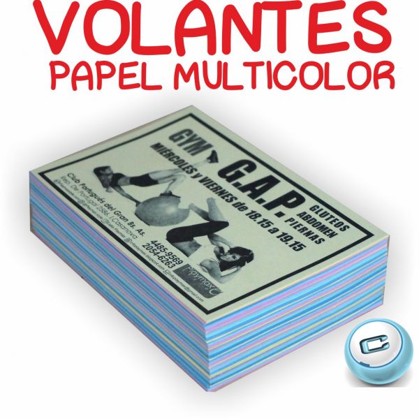 VOLANTES PAPEL COLOR